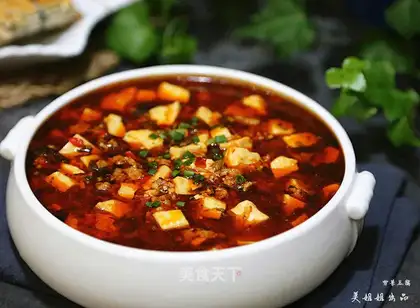 Snow casserole tofu