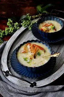 Crab porridge