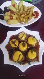 Meat and eggs
