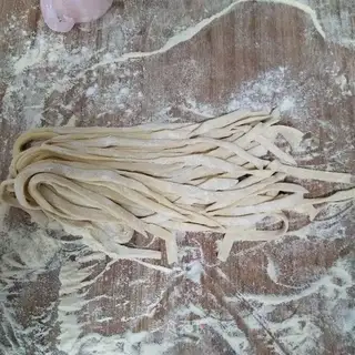 Pumpkin noodles