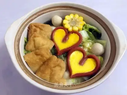 "Cooked with love."