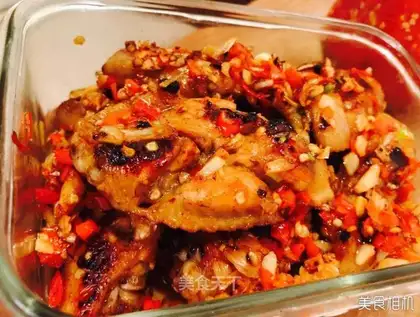 Salty chicken wings