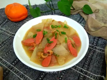 Ham and melon