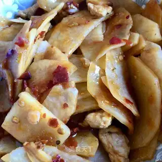 Hot potato chips