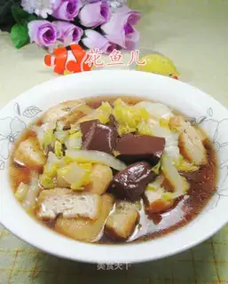 Tofu duck blood for doll food