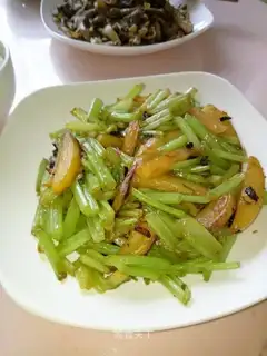 Potato pastry celery