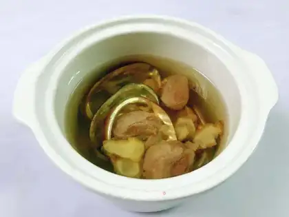 Abalone shell soup
