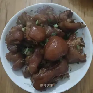 The foot of a pig