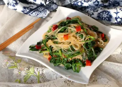 A spinach mix fan