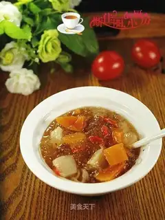 Peach geled cereum omelet