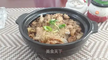 Chicken stew mushrooms