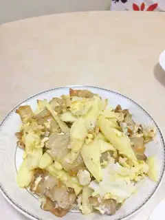 White fried meat