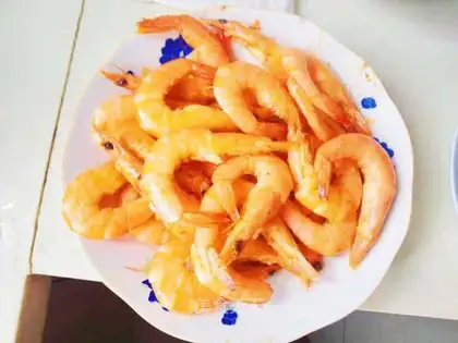 Steam-based shrimp