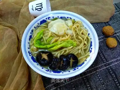 Plumbs and eggnog noodles