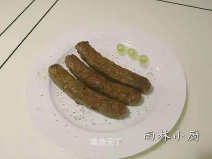 Homemade sausages