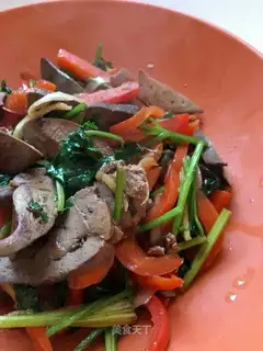 Pepper fried chicken liver