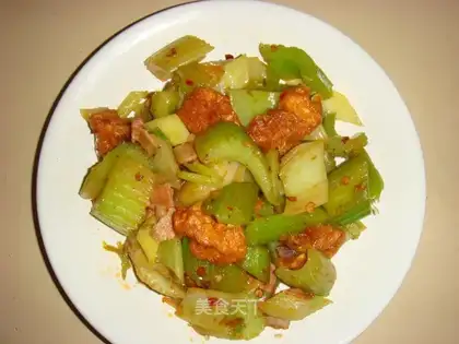 stir-fried celery