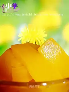 Orange juice melon strips
