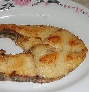 Pan-fried cod