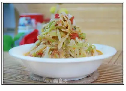 stir-fried cabbage with tomatoes