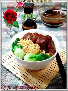 Mindong pork knuckle noodle line