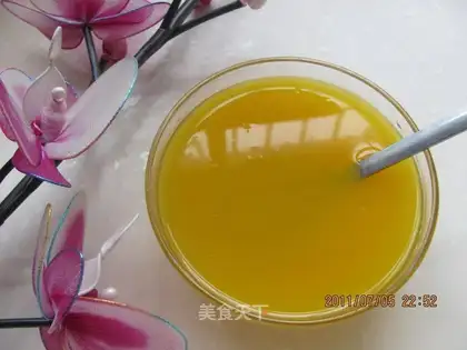 Sweet pumpkin juice