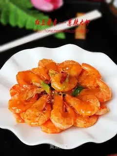 Spicy shrimp with green onion