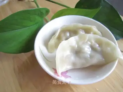 Steamed dumplings with gourd, melon and shrimp
