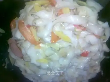 fried sliced noodles