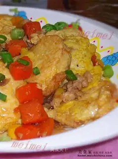Fresh color jade bean curd