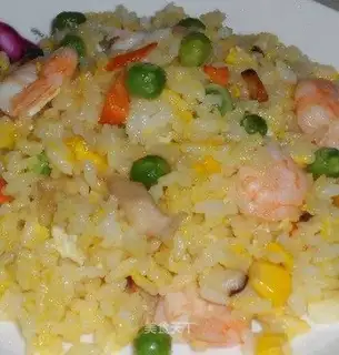 Colorful fried rice