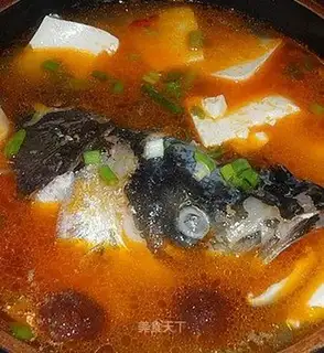 Red soup casserole tofu