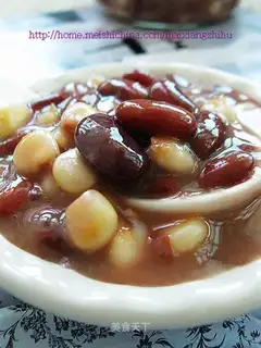 Red bean corn porridge