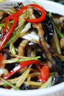 Fried vegetarian eel