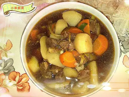 Beef stewed potatoes