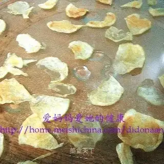 Microwave potato chips