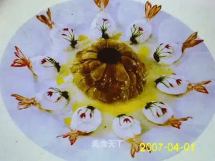 Orchid shrimp abalone