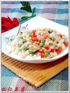 Pine nut and fish minced