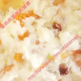 Steamed eggs with cod