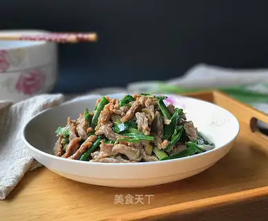 Garlic beef silk