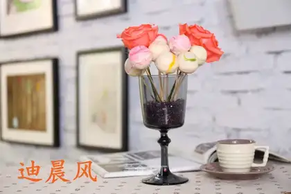 Cake chocolate lollipop