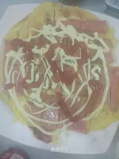 Cheese ham and eggs