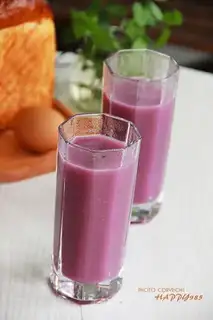Purple potato silver ear oatmeal