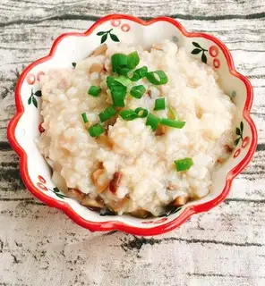 Lazy mushrooms and thin porridge