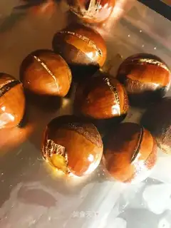 Baked chestnuts