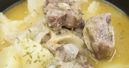 French cowtail soup