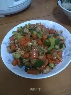 Chicken carrot cucumber