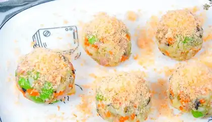 Shrimp veggie cheese