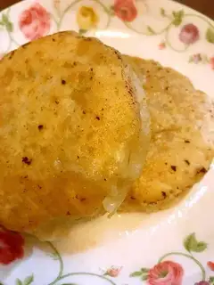 Pork onion pie