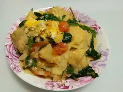 Tomato eggcake